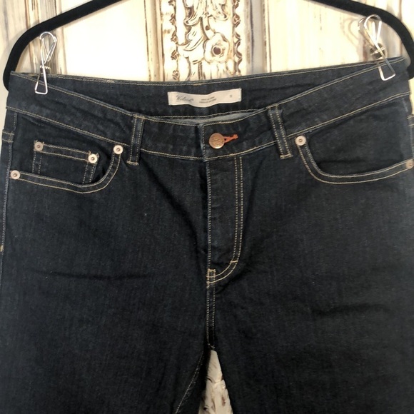 Woolrich 93% Cotton Dark Wash Five Pocket Straight Leg Jeans Size 12 - Picture 4 of 10